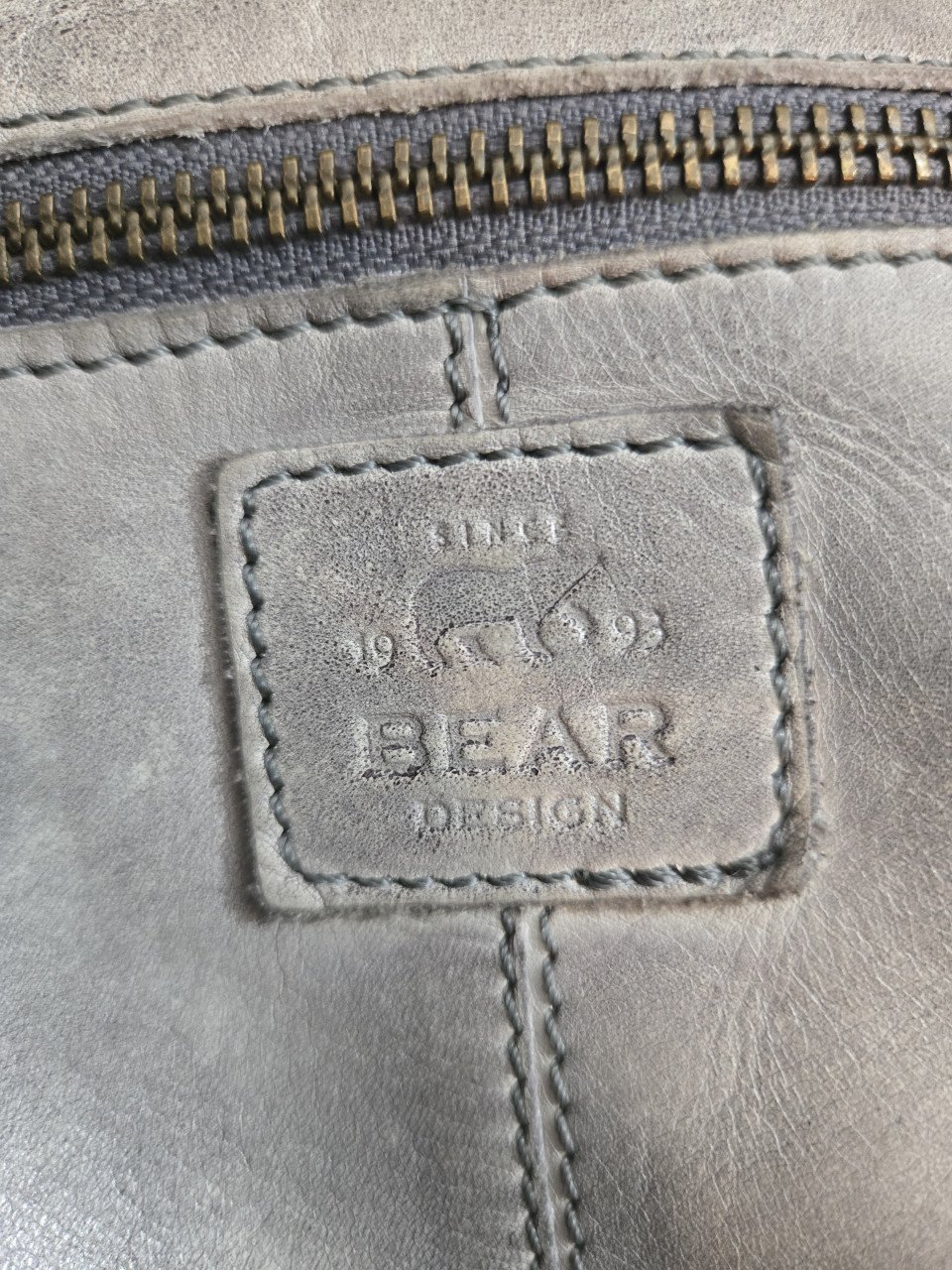 De Ray schoudertas Bear Design Crossbodytas Cow Lavato Steel grijs