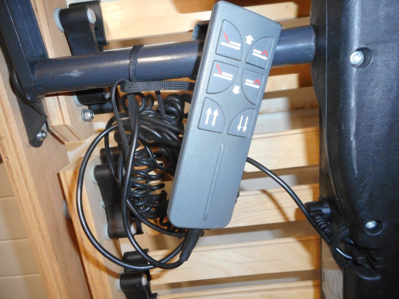 1 x Elektrisch verstelbare lattenbodems 79 x 206