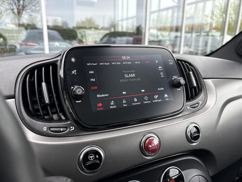 Fiat 500 1.0 hybrid sport | nl-auto | panorama | carplay | navi | clima | c
