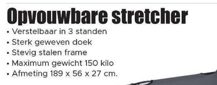 Stretcher voor in de tuin
