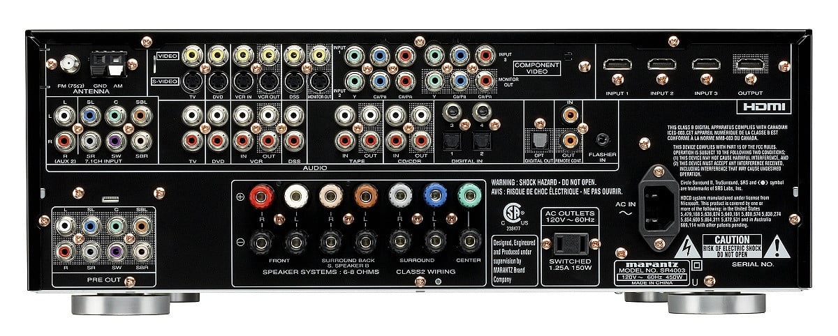 Marantz sr 4003 en  dv 4003  eventueel met  Wharfedale MFM7 boxen