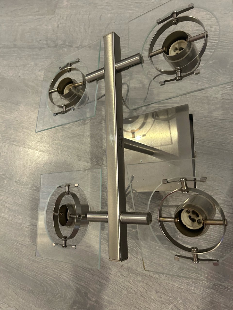 Plafondlamp rvs
