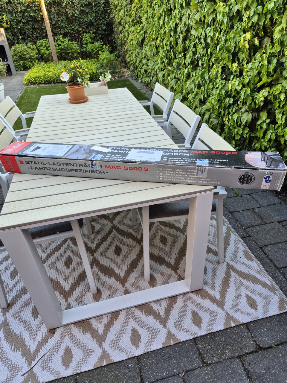 Dakdragers universeel voor gesloten rail