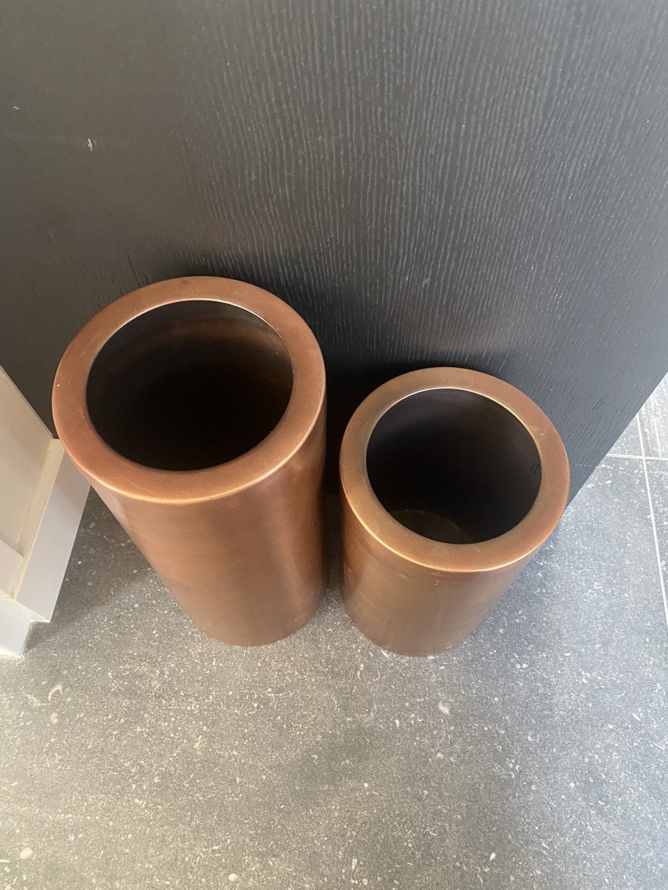 Set Koperen potten