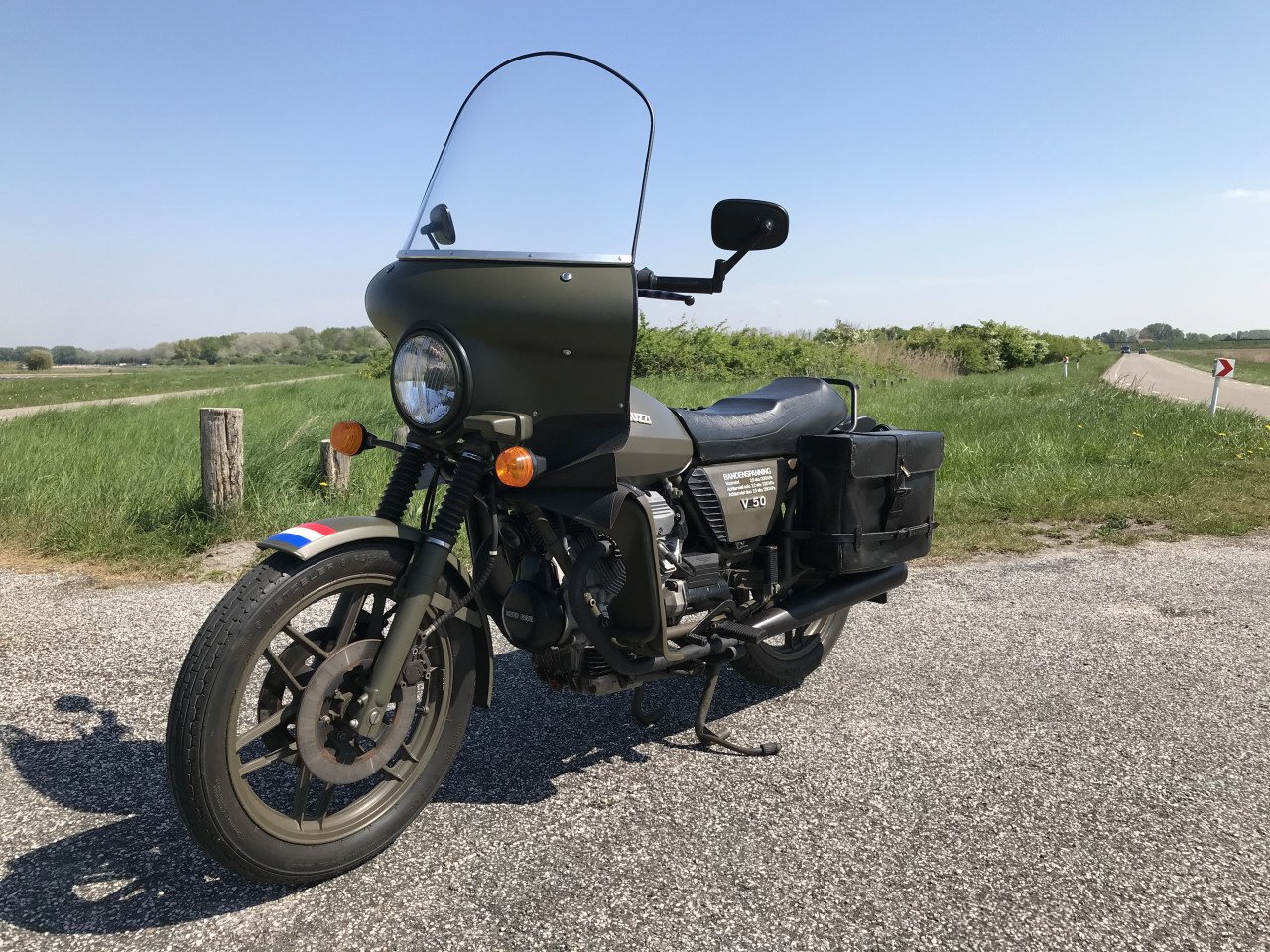 Moto Guzzi V50 NATO 1985 (vrij van wegenbelasting!)
