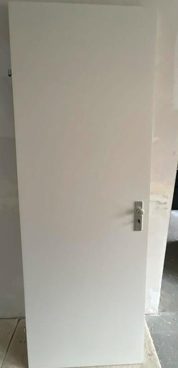 2 Opdekdeuren  Binnendeuren Alpine wit - met kleine beschadigingen