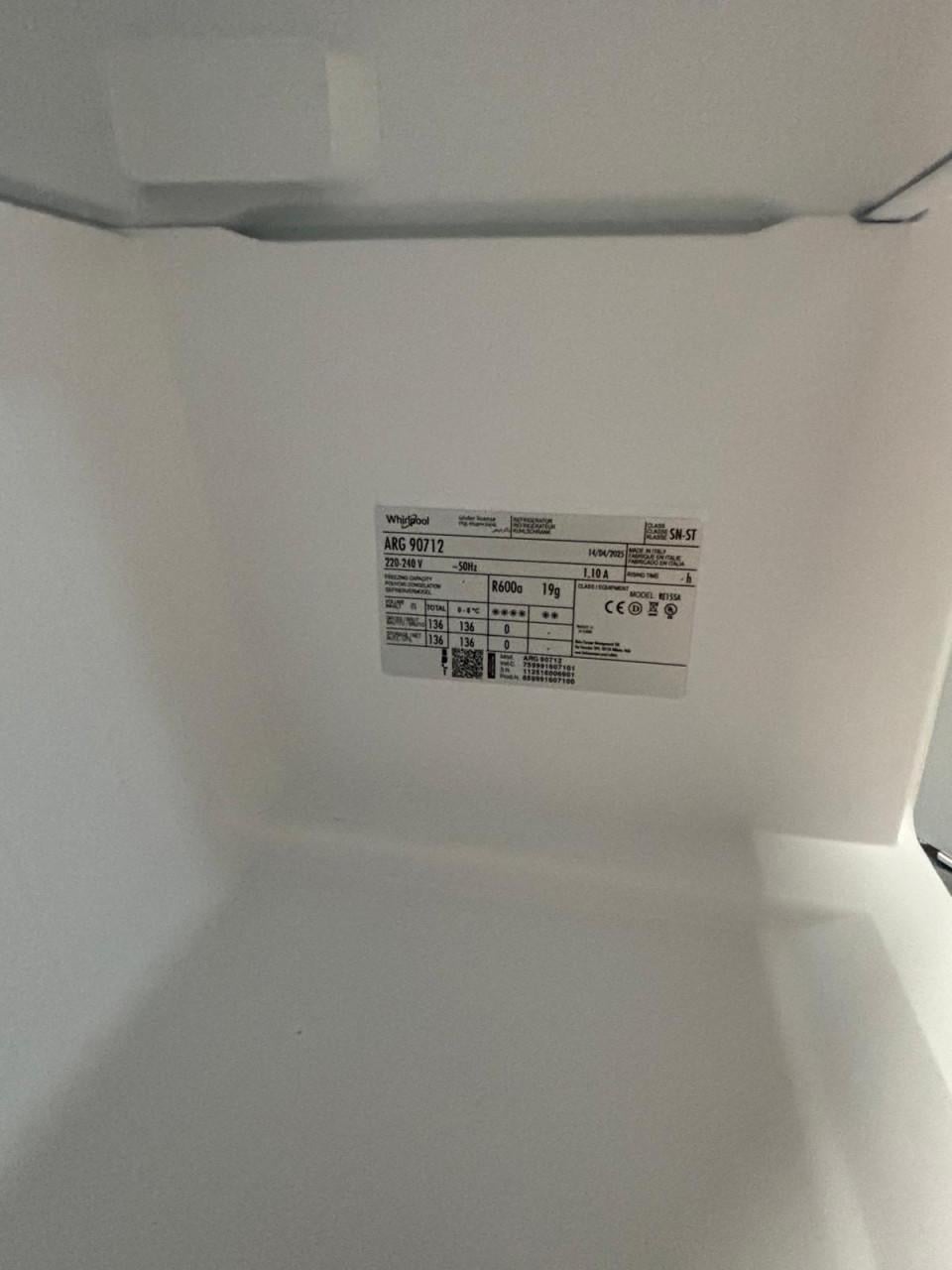 Whirlpool Koelkast ARG90712