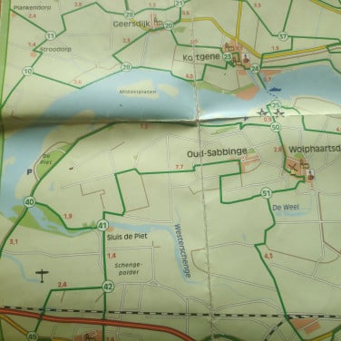 Fietsen via FIETSKNOOPPUNTENNETWERK + overnachting in stille polder