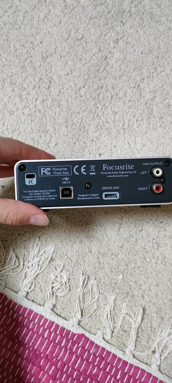 Focusrite itrack Solo inclusief microfoon