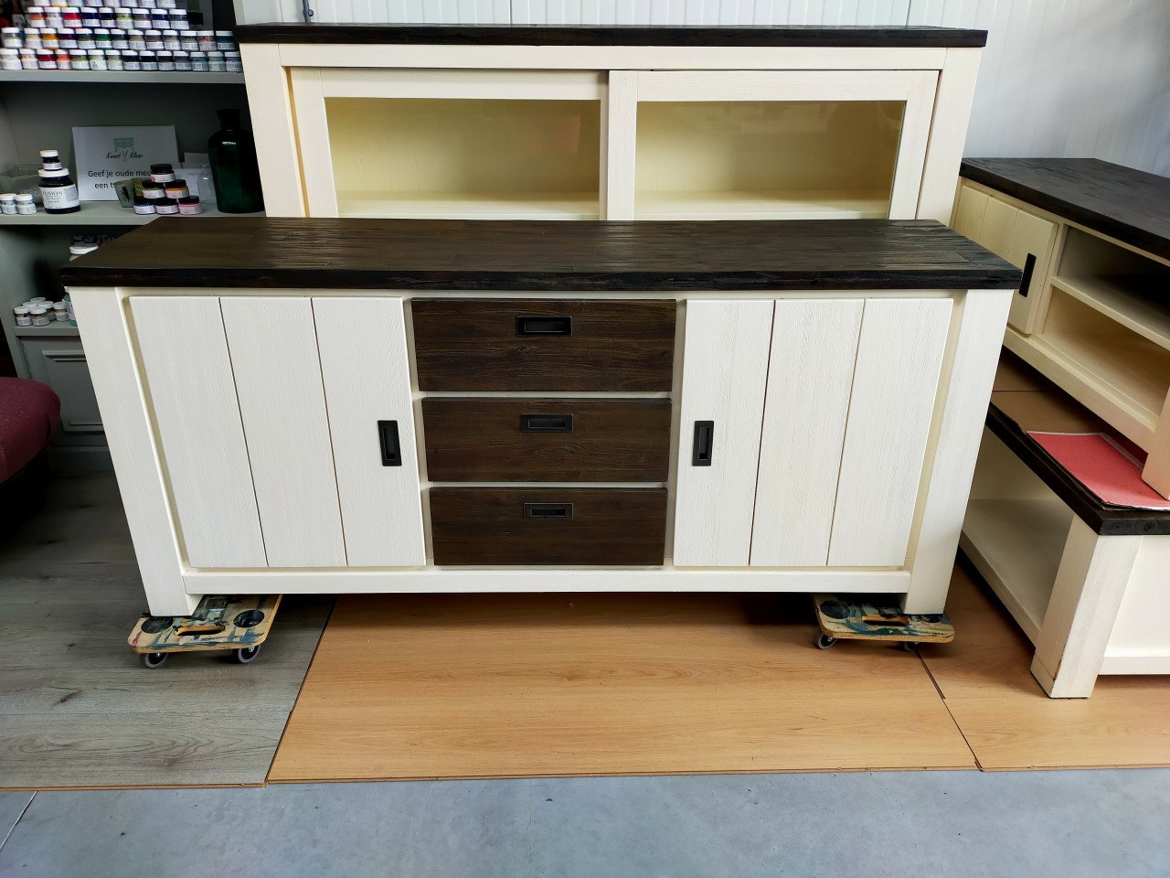 Complete woonkamer (Kasten/salontafel)