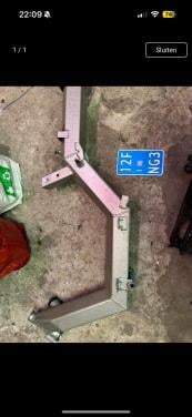 Citta frame grijs met blauw kenteken