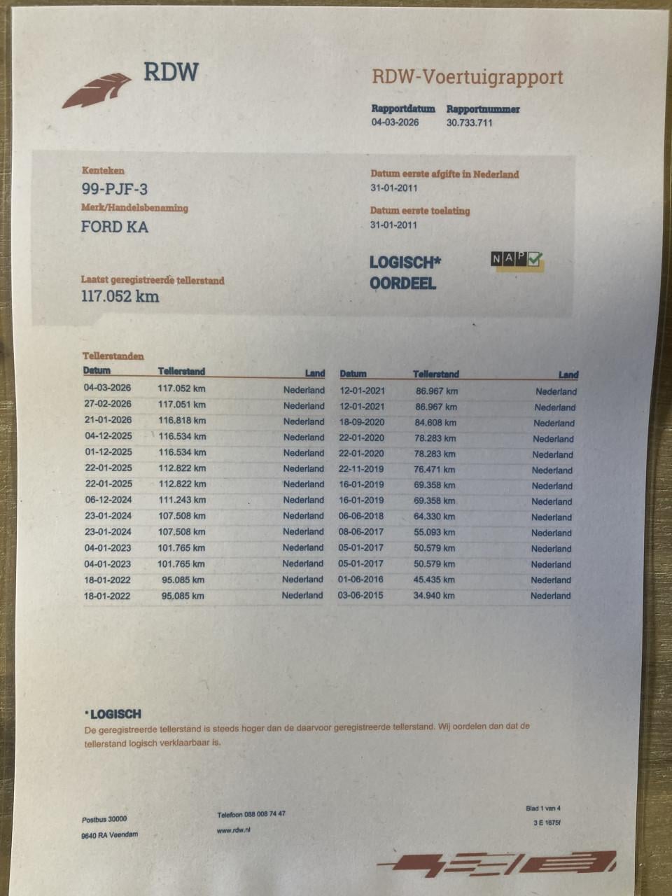 Ka uit 2011 met 117.052 Km | Airco | APK 03-2027 | Nette staat