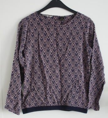 Truitje blauw roze  maat m