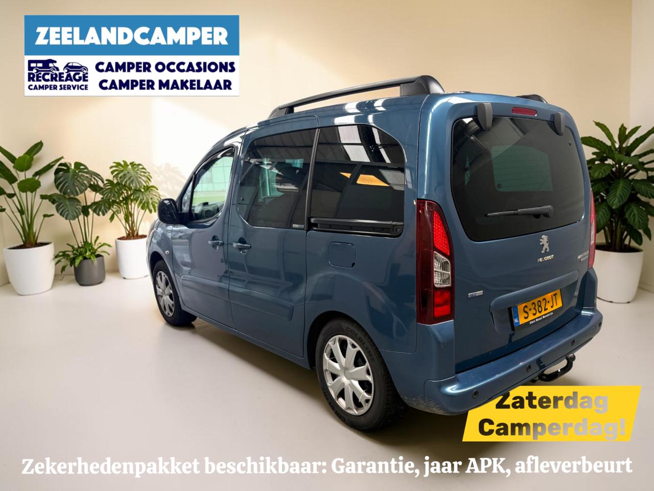 2P. Microcamper Peugeot Partner Tepee 1.2 Benzine!  – auto én camper in één