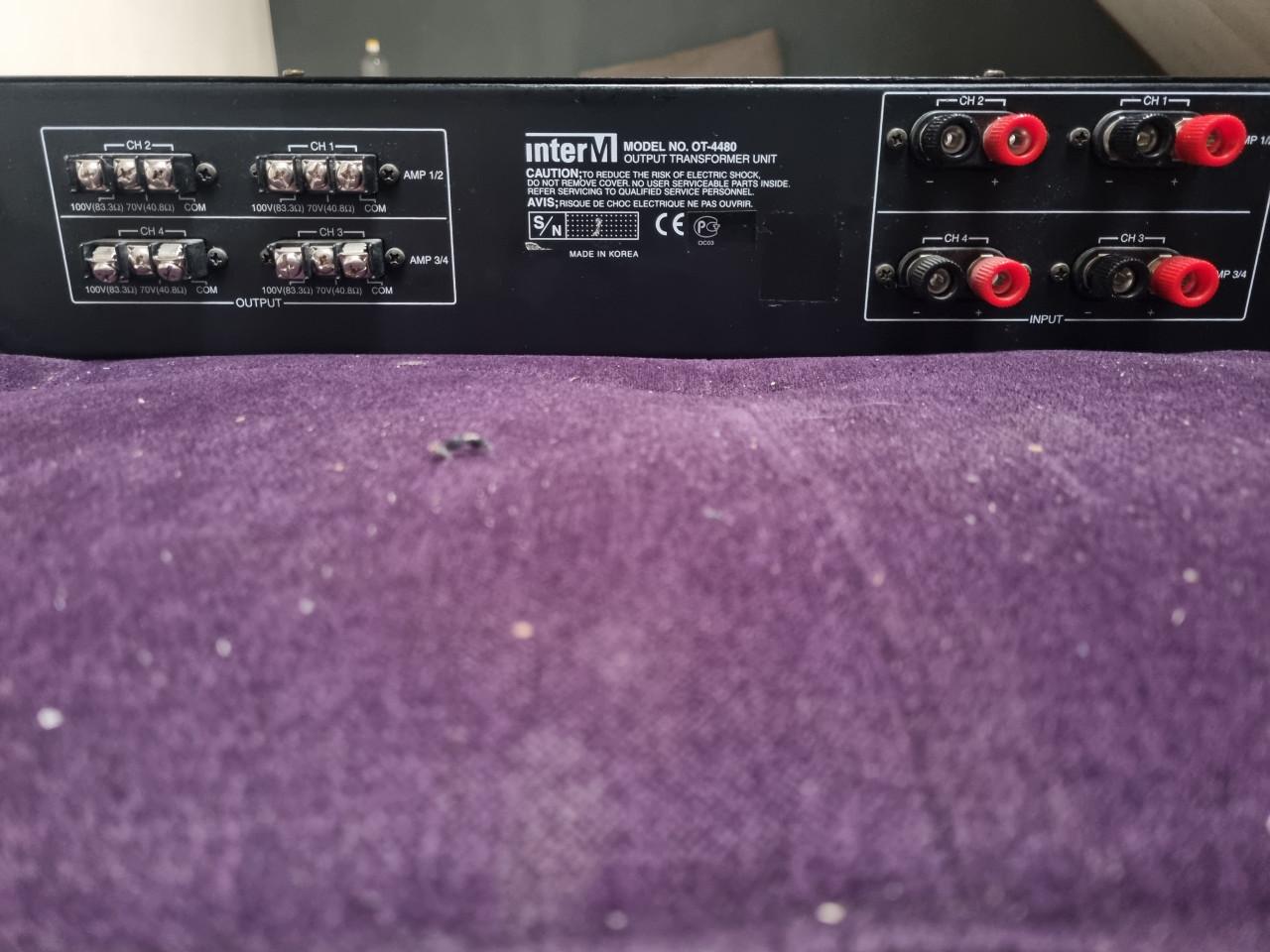 Inter-M OT-4480 Output Transformer Unit