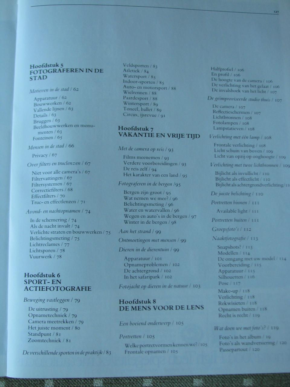 Boeken over fotografie.