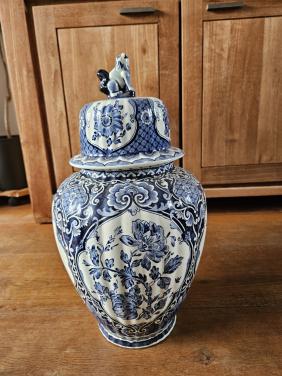 Delfs blauwe vaas