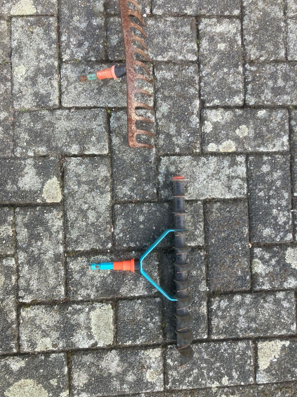 Gardena verticuteer hark