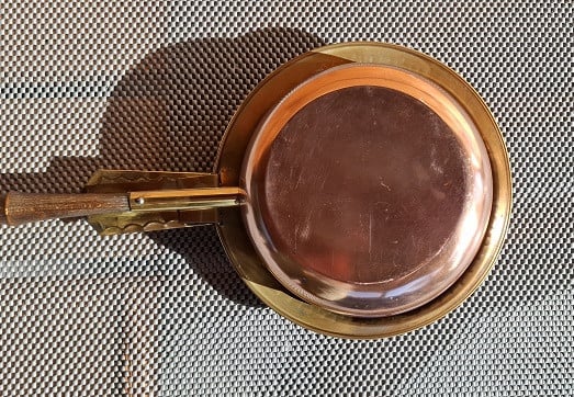 Oude Koperen Bedpan Origineel