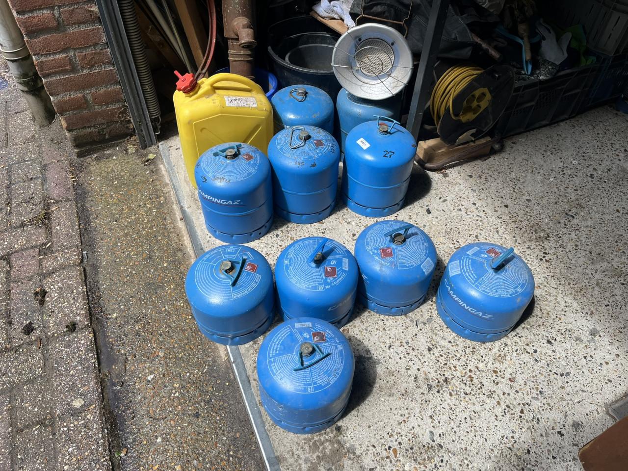 Campingaz gasfles 904 en 907 Leeg