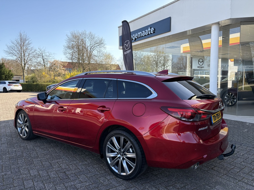 Mazda 6 sportbreak 2.0 s.a.-g luxury aut. sunroof trh. luxe!