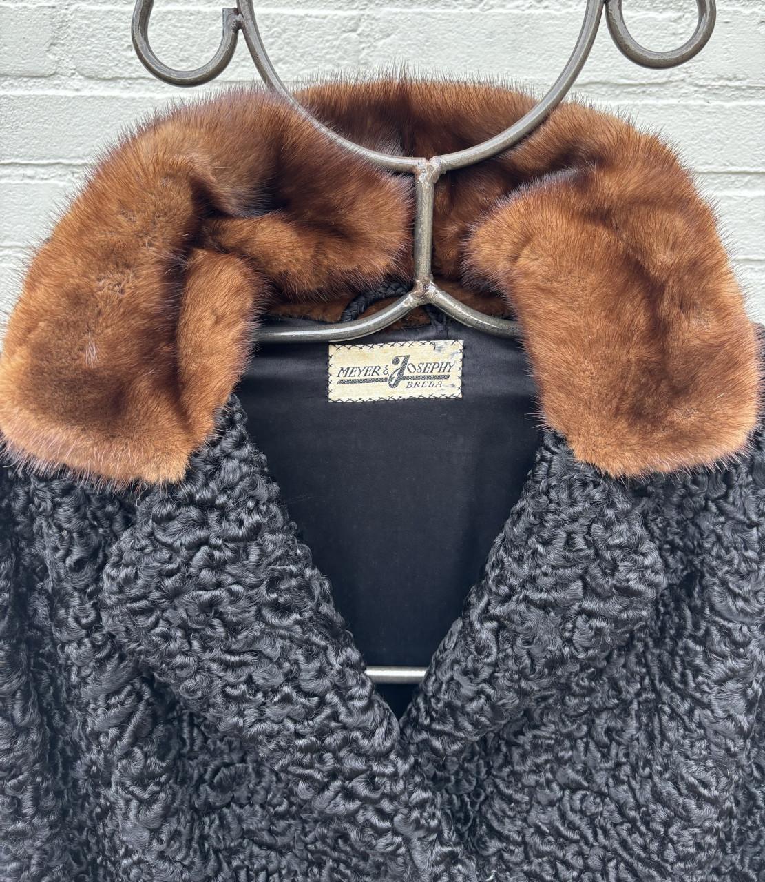 Persianer bontjas ‘60 maat 40/42