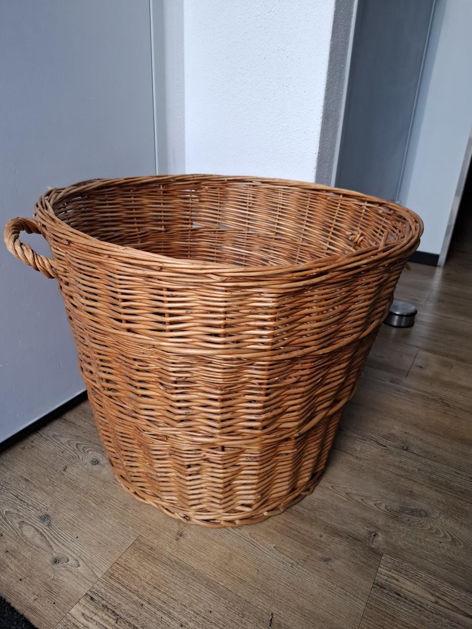 Hele grote rieten mand