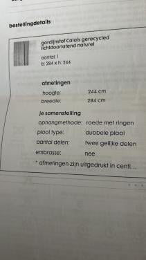 Nieuwe gordijnen HEMA 2 paar