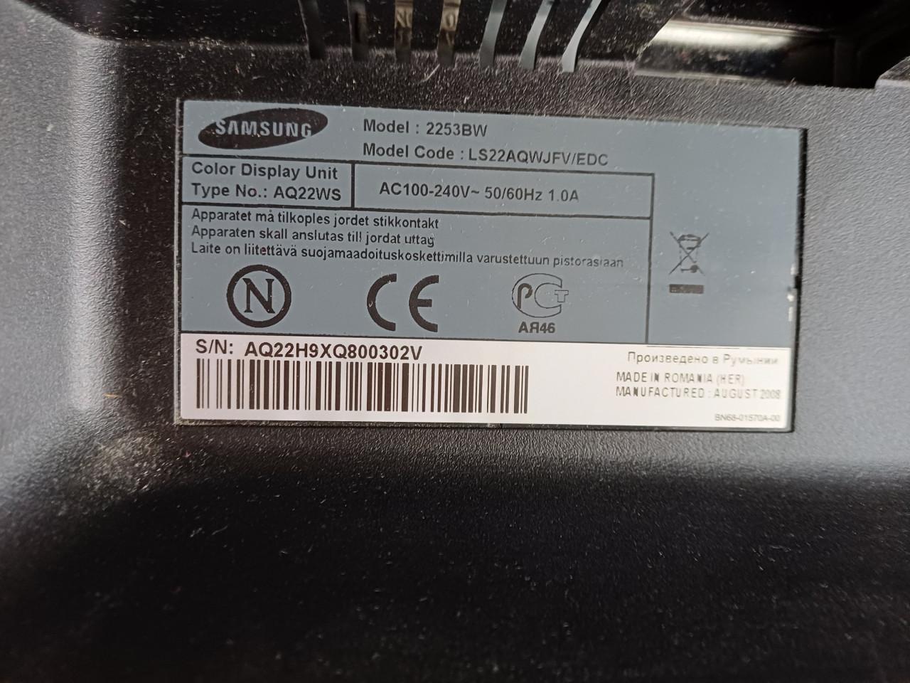 Samsung monitor 22 inch