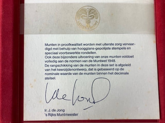 Nederland , jaarset 1986 in proof kwaliteit.
