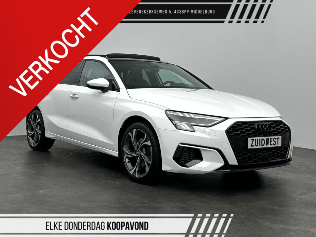 Audi A3 sportback 40 tfsi e s-line pano sfeer acc camera