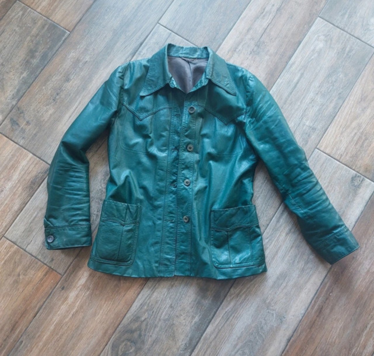 Vintage lederen jasje