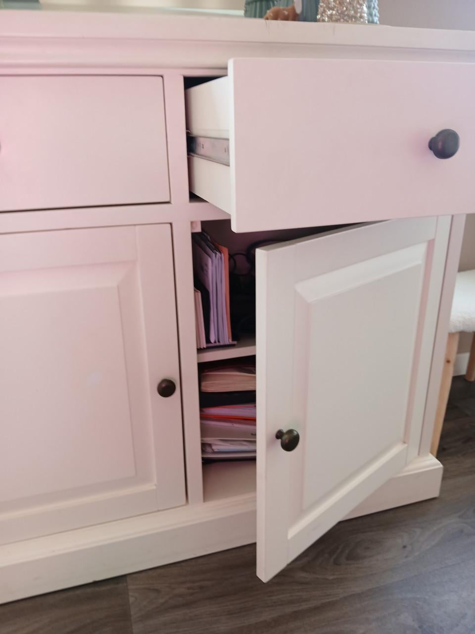 Leuk Dressoir + losse spiegel 102cm breed