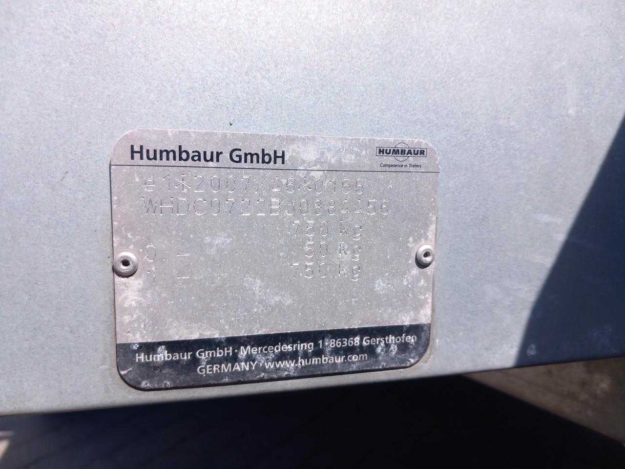 Humbaur huifaanhanger