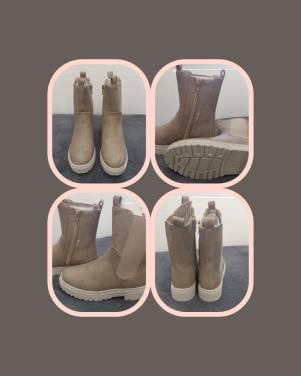 Beige meisjeslaarzen (31) NIEUW!