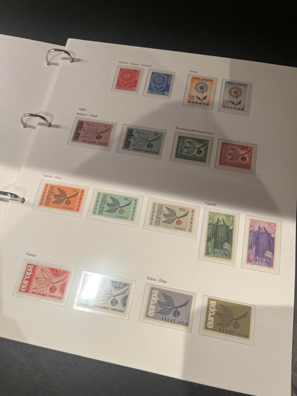 Album met fdc's Europa CEPT