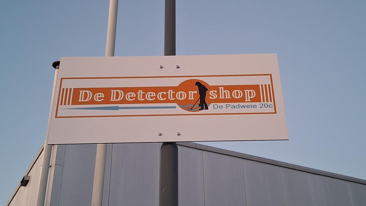 Metaaldetectie showroom De Detectorshop