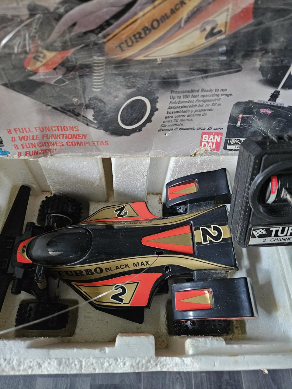 Vintage Bandai Black Max RC Auto - Schaal 1:16 OffRoad