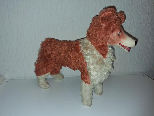Vintage Lassie Rubberface knuffel Three Mile Toys