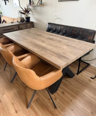 Eettafel + salontafel te koop