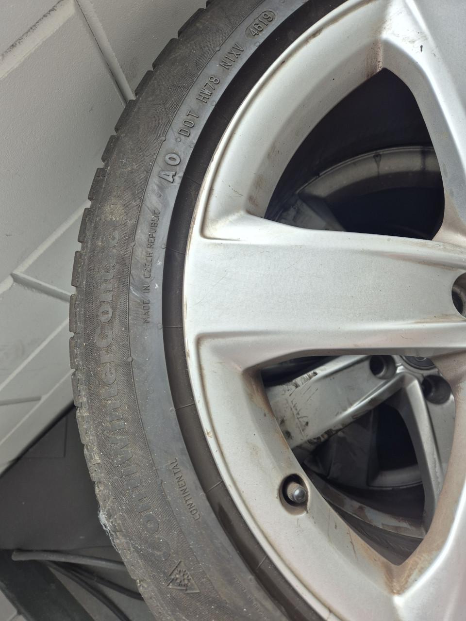 Winterbanden 18" incl Audi Velg