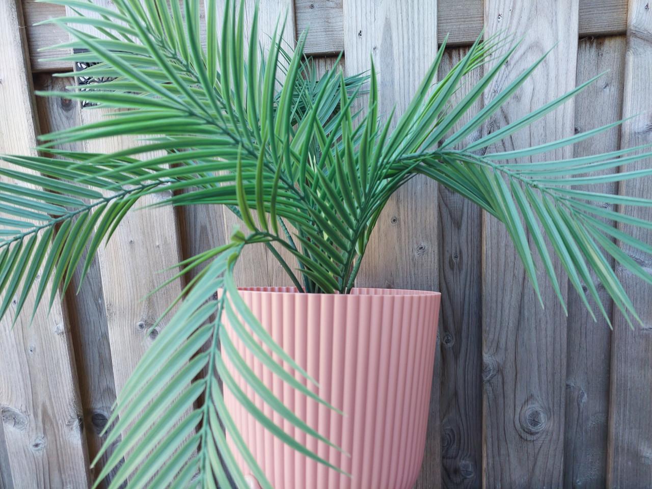 Pakket kunststof bloempotten in zeer goede staat