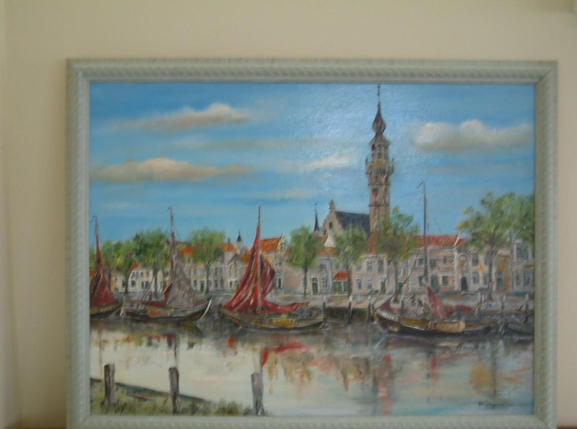 Div van Veere  schilderijen  olie verf  op doek