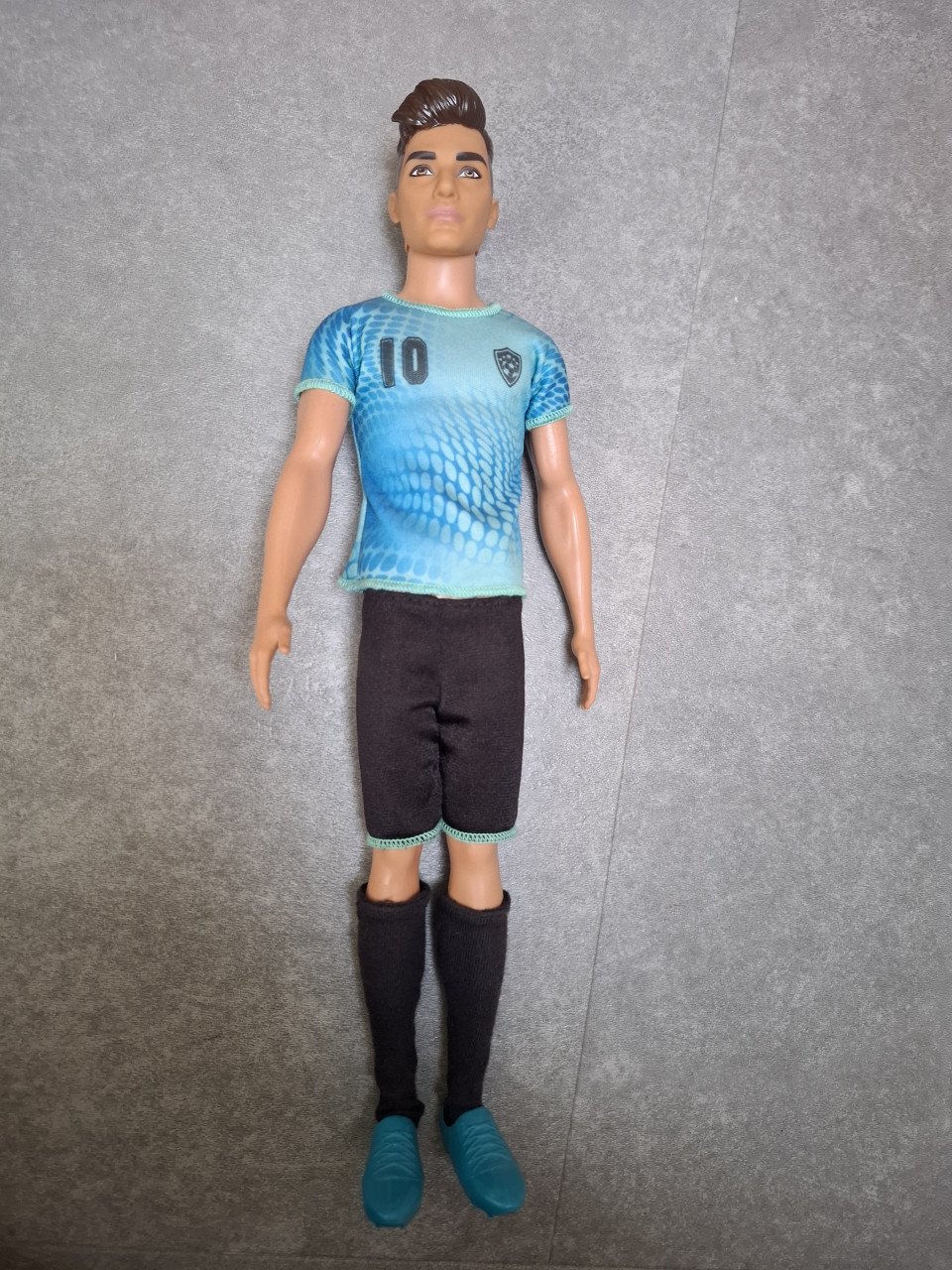 Echte voetbal jongens barbie