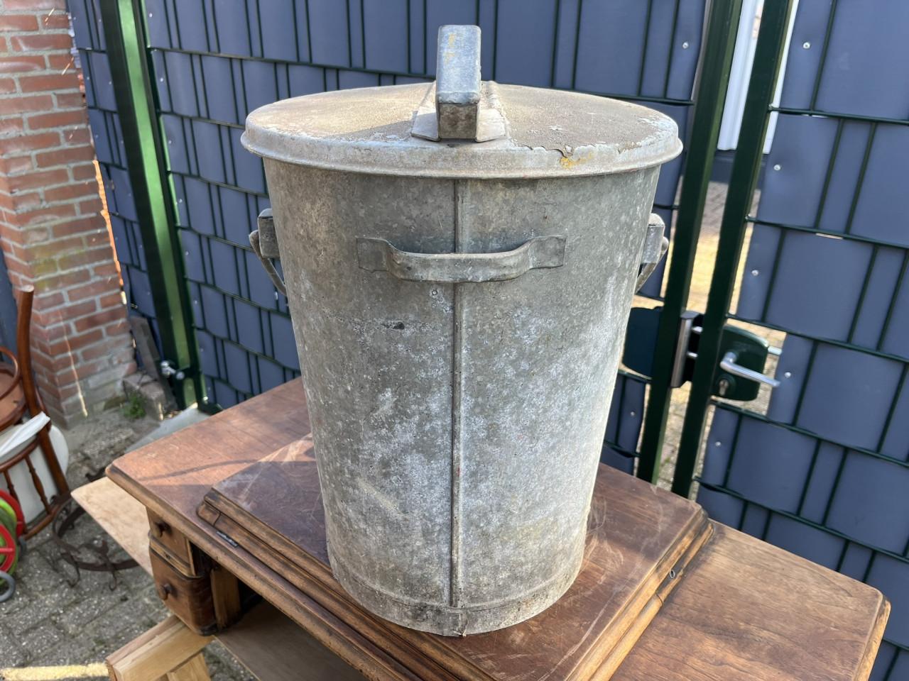 Vuilnisemmer staal verzinkt