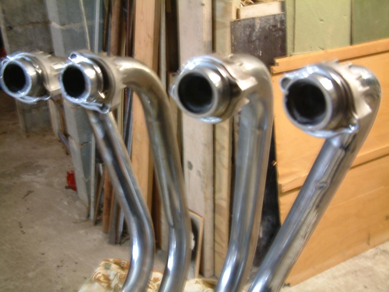 Uitlaat sankei  goede staat  mooi chroom   honda  type 750 na 1984