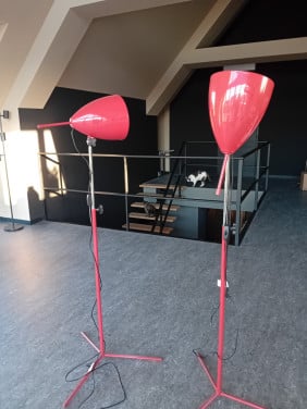 2 staande lampen