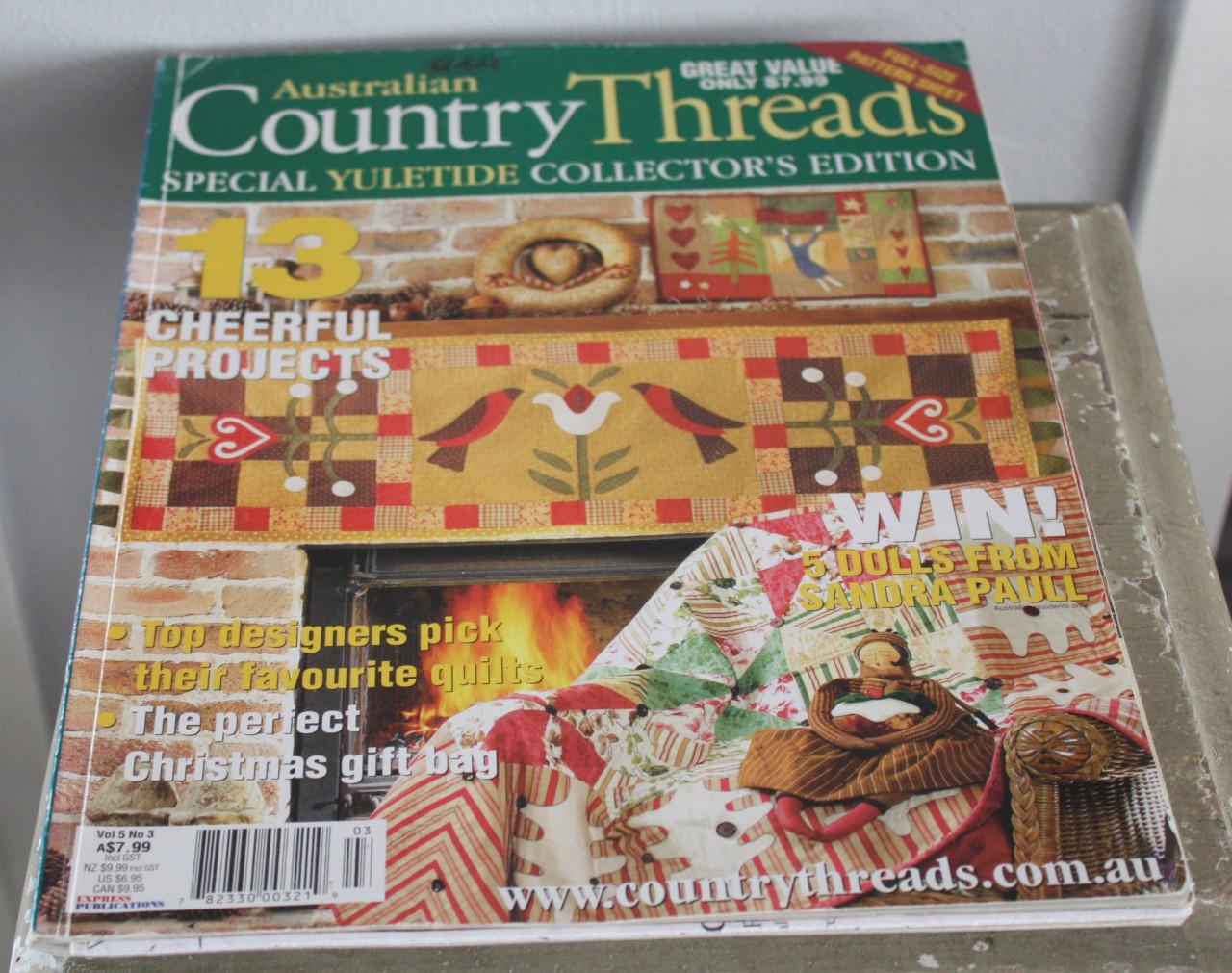 Country threads yuletide edition vol 5 no 3