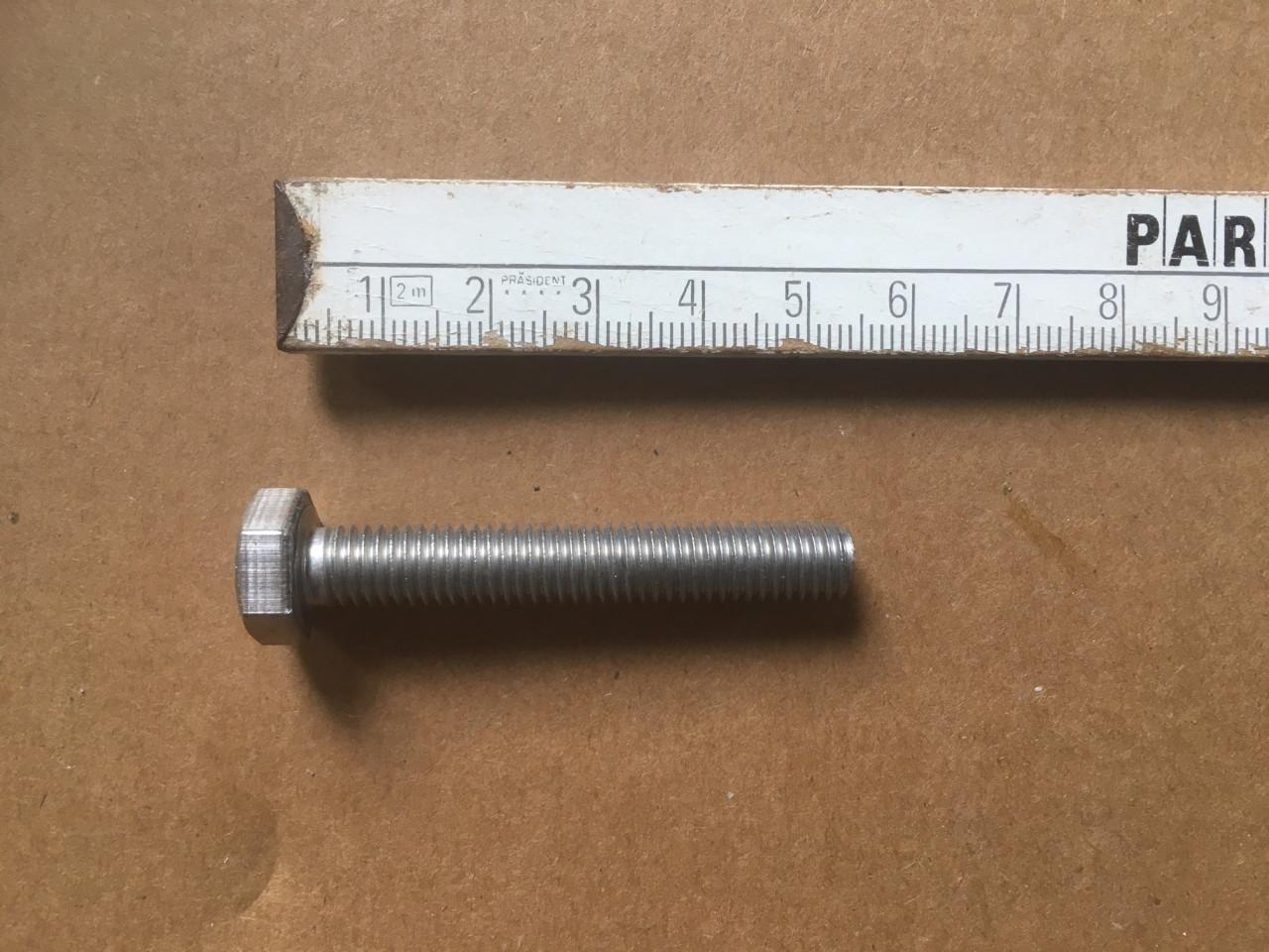 Tapbouten M8 x 50 mm rvs a2