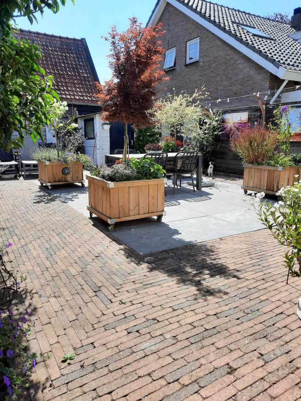 Zeeuwse knop bloembakken projecten ter inspiraties L80 x B83 x H60